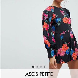 ASOS Petite Floral Romper